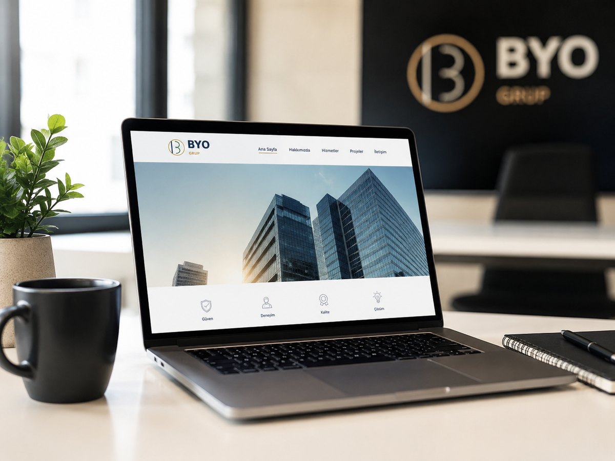 BYO Grup web sitesi ekran görüntüsü